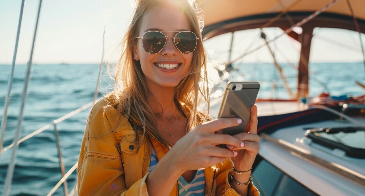 Connexion internet en mer